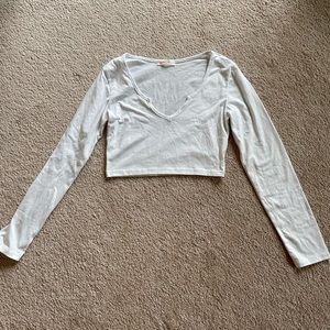 Romwe, Size S, Cotton cropped long sleeve